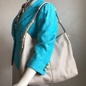 Cole Haan large pebbled leather shoulder bag